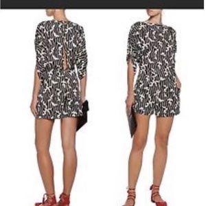 Diane Von Furstenberg Women's 
Black White Soleil Folio Duo Black